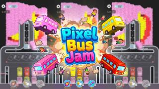 Pixel Bus Jam Game Gameplay Android screenshot 2