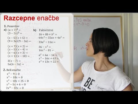 Video: Kako Rešiti Matematične Enačbe