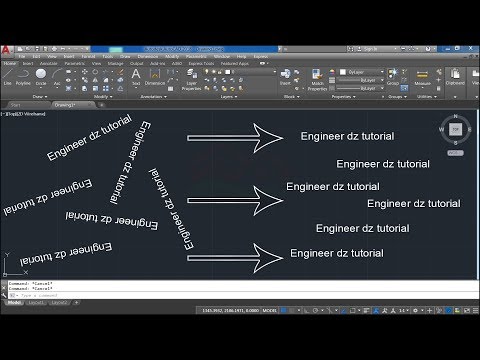 طريقة عمل تدوير لجميع الكتابات بزاوية معلومة او مجهولة دفعة واحدة على برنامج AutoCAD