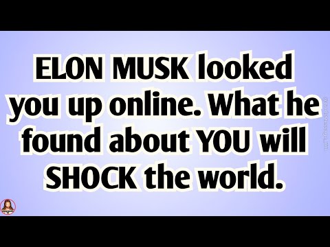 👉Elon Musk looked you up online. What he found about you will shock the world.. Open this now
