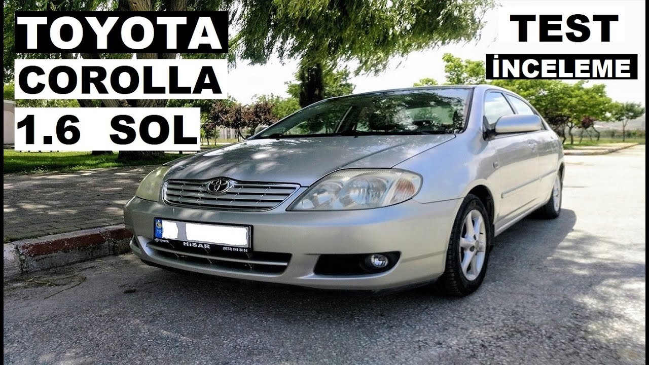 Toyota Corolla 1 6 Sol Test Inceleme Youtube