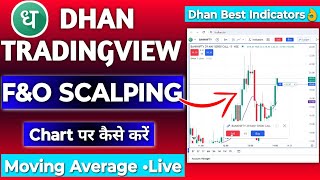 Dhan Tradingview Chart Option Scalping with Indicators - Live Scalping | Best Indicators for F&O