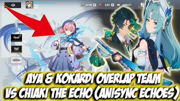 aya & Kokardi vs Chiaki the Echo (Anisync Echoes) Showcase | Etheria Restart