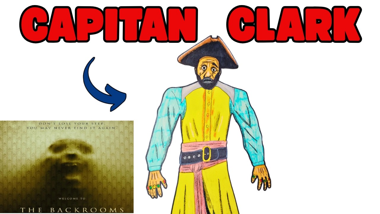 Como DIBUJAR al CAPITAN CLARK de los BACKROOMS (Pelicula) How to DRAW ...
