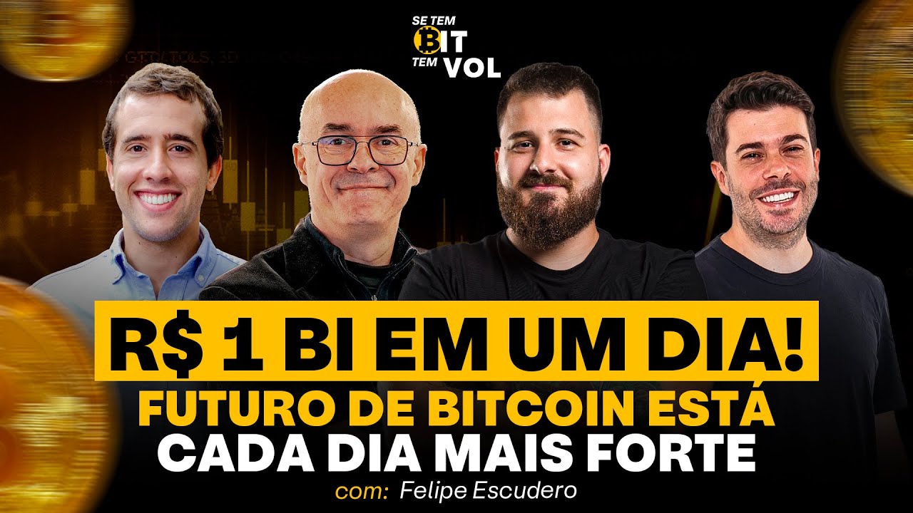 Volume de contratos negociados no Futuro de Bitcoin quintuplicou em 1 mês |  Se tem Bit, Tem Vol#2