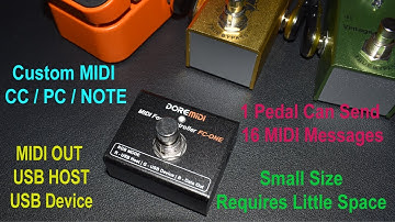 【DOREMiDi】How to Use a Single Pedal with Customizable MIDI (FC-ONE)