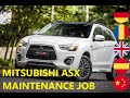 Mitsubishi ASX 1.8l maintenance fuel filter oil filter air filter cabin filter DIY