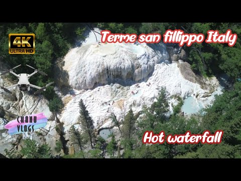 Terme san fillippo italy 🇮🇹  || Hot Waterfall || #chanuvlogs