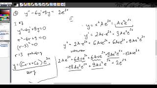 Równania różniczkowe II rzędu - metoda przewidywań