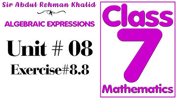 Exercise 8.8 Class 7 Math @educationuptoclass12