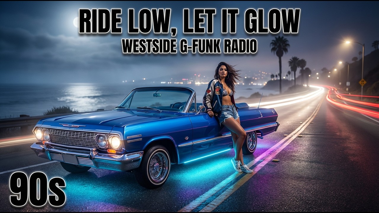 90s West Coast G-Funk Night Drive Mix | Ride Low, Let It Glow
