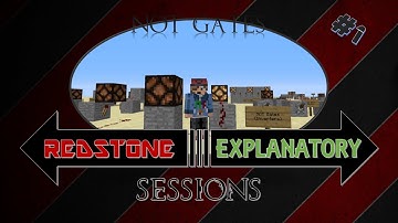 Redstone Explanatory Sessions w/ NF | Logic Gates: Part 1 - NOT Gates!
