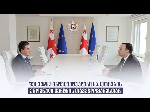 შეხვედრა ინტელექტუალური საკუთრების ეროვნული ცენტრის თავმჯდომარესთან