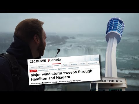 Video: De Bomb Cyclone Heeft Van Niagara Falls Een Wonderland Gemaakt