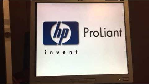 HP G5 boot from bios into smart array