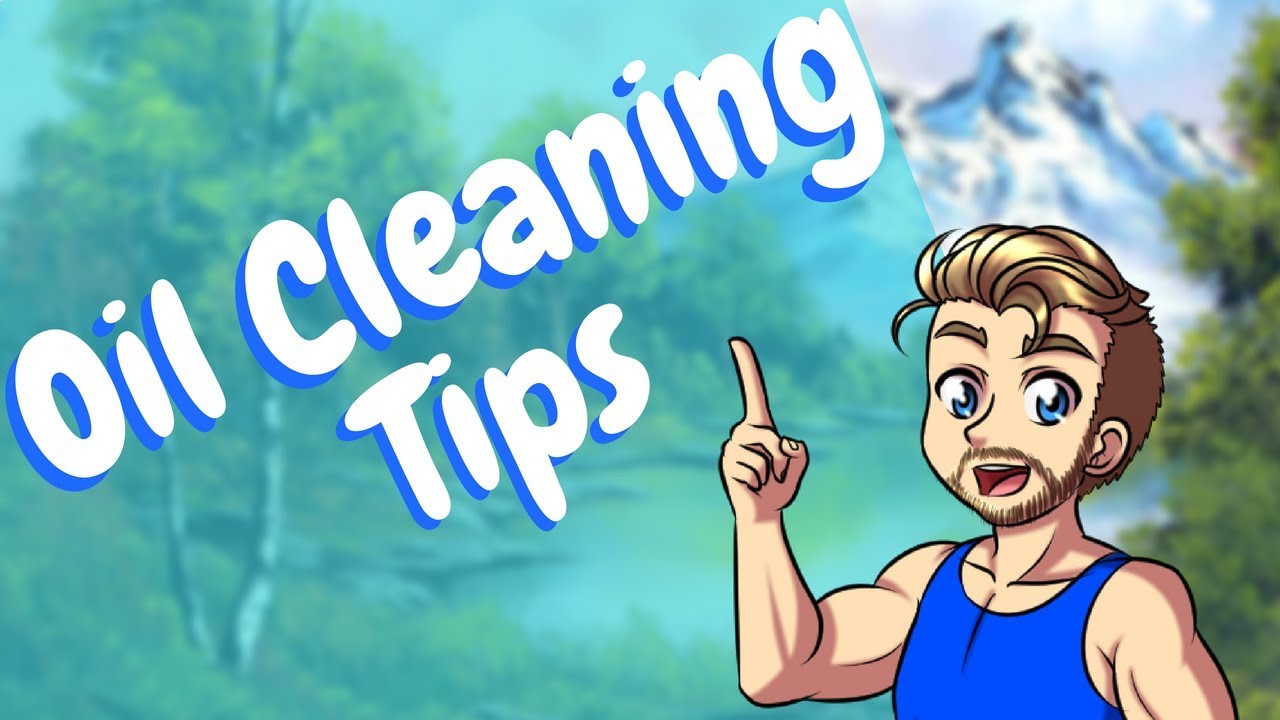 How To Clean Your Oil Paint Palette - YouTube
