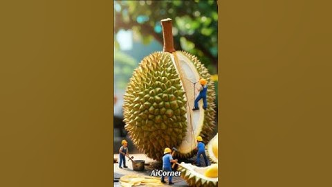 Supersized Durian Big Reveal #shorts #viralshorts #giantfruits