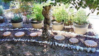 Casting Concrete Sunflower Stepping Stones Using Two Colors