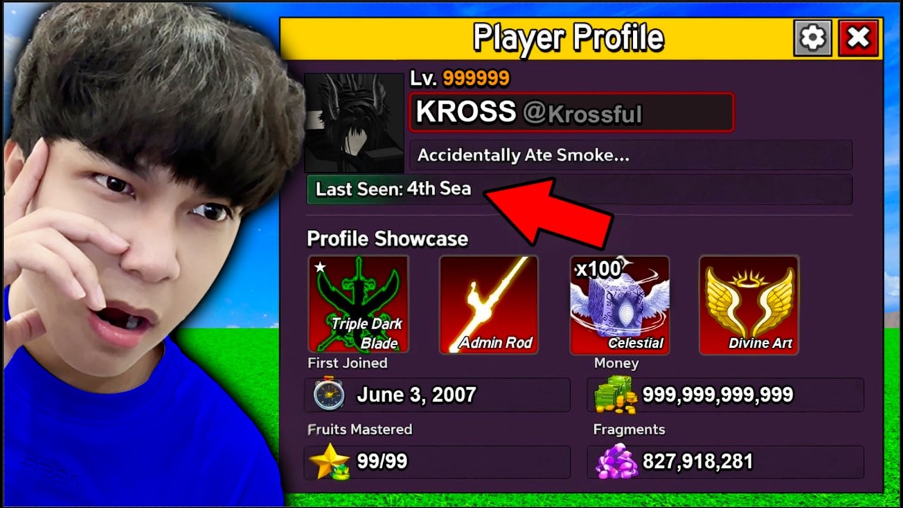 MÌNH ĐÃ PHÁT HIỆN ACC ĐỈNH NHẤT Trong Blox Fruits..