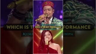 Udit Narayan And Pawandeep | Kumar Sanu And Arunita | Which Is The Best Performance shots trending