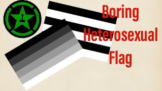 Achievement Hunter: Boring Heterosexual Flag Guide