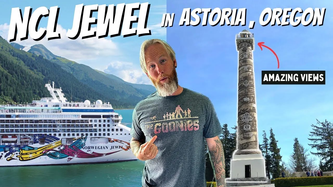 NCL Jewel Cruise: Visiting The Goonies Filming Locations & AMAZING Views from the Astoria Column!