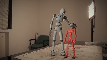 Stickybones and ModiBot meet for the first time | Stop-motion Animation