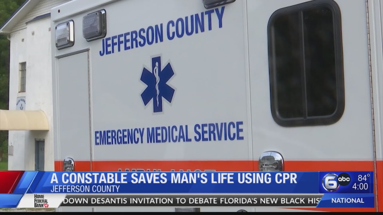 Jefferson County constable saves man's life using CPR