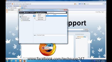Importing Internet Explorer Bookmarks, Favorites and Settings to Firefox
