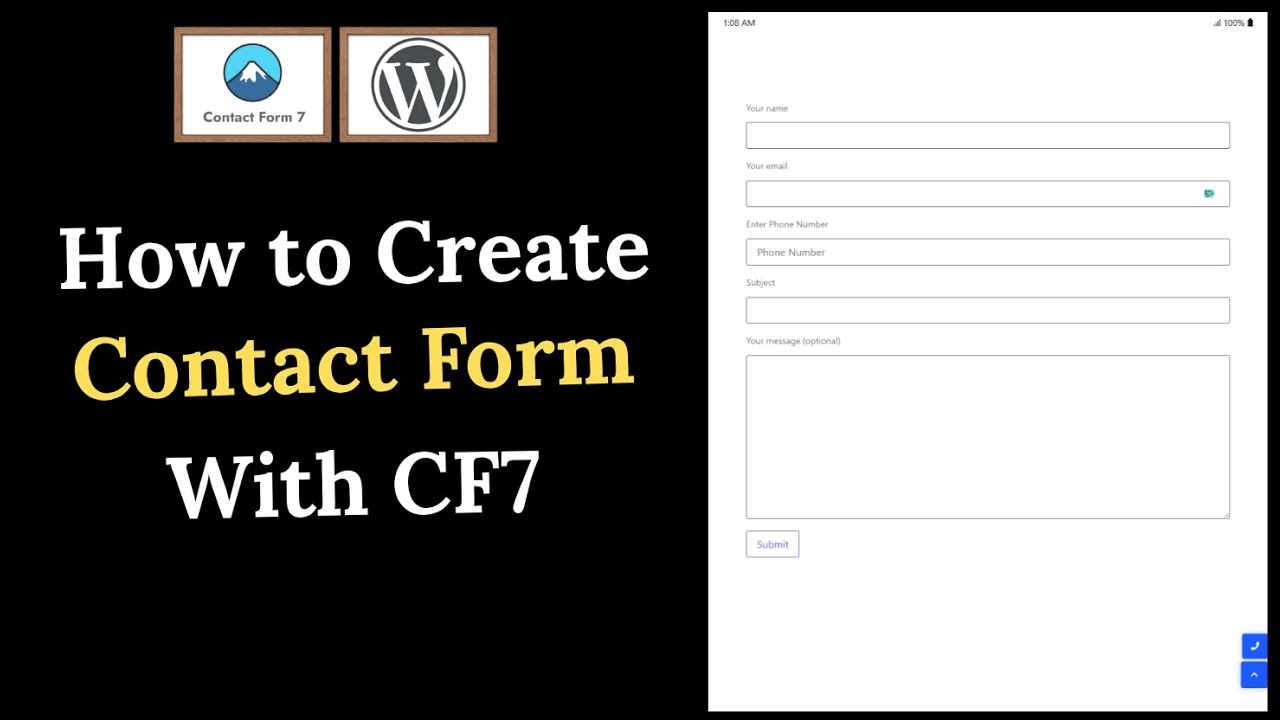 How to Create a Contact Form in WordPress Using Contact Form 7