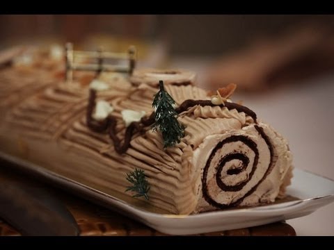 Tronchetto Di Natale Zafferano.Tronchetto Di Natale Innevato Youtube