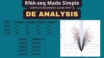 Differential Gene Expression (DEGs) Analysis | RNA-seq Count Table to DEGs for Beginners (Part 3)