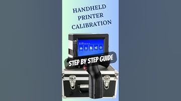 How to Calibrate a Handheld Printer Screen | Step-by-Step Guide #handheldprinter