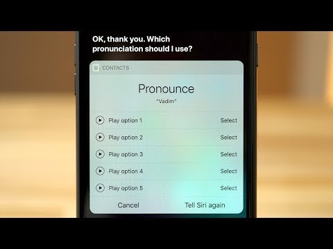 Teach Siri to pronounce names correctly on your iPhone
