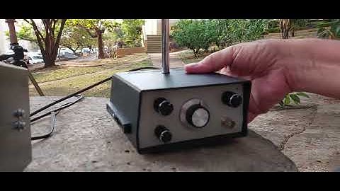HomeMade Antenna Youloop And Radio HF