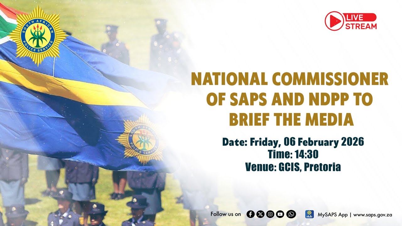 NATIONAL COMMISSIONER OF SAPS AND NDPP BRIEFS THE MEDIA