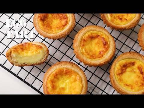 Best Egg Tart Recipe! How to Make Egg Tart Crust