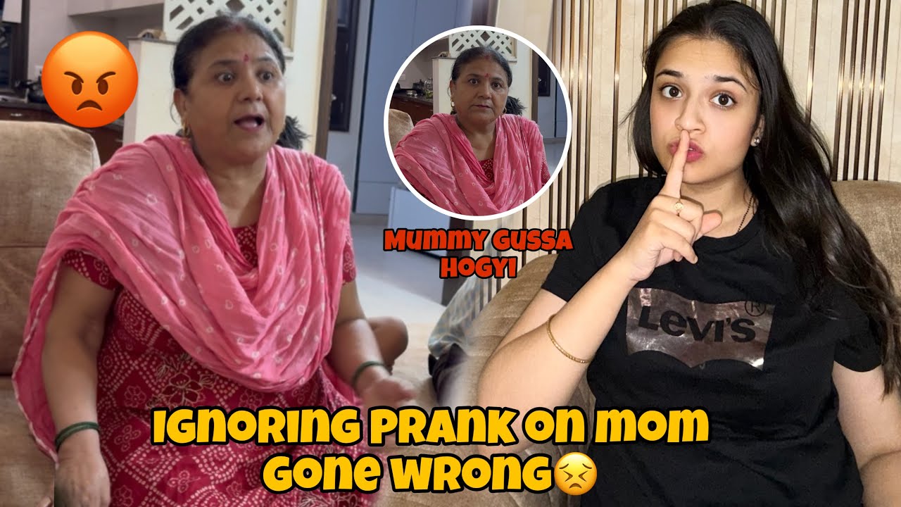 Ignoring PRANK on Mom for 24 hours😱 GONE WRONG😣 MUMMY PINNU SE GUSSA HOGYE