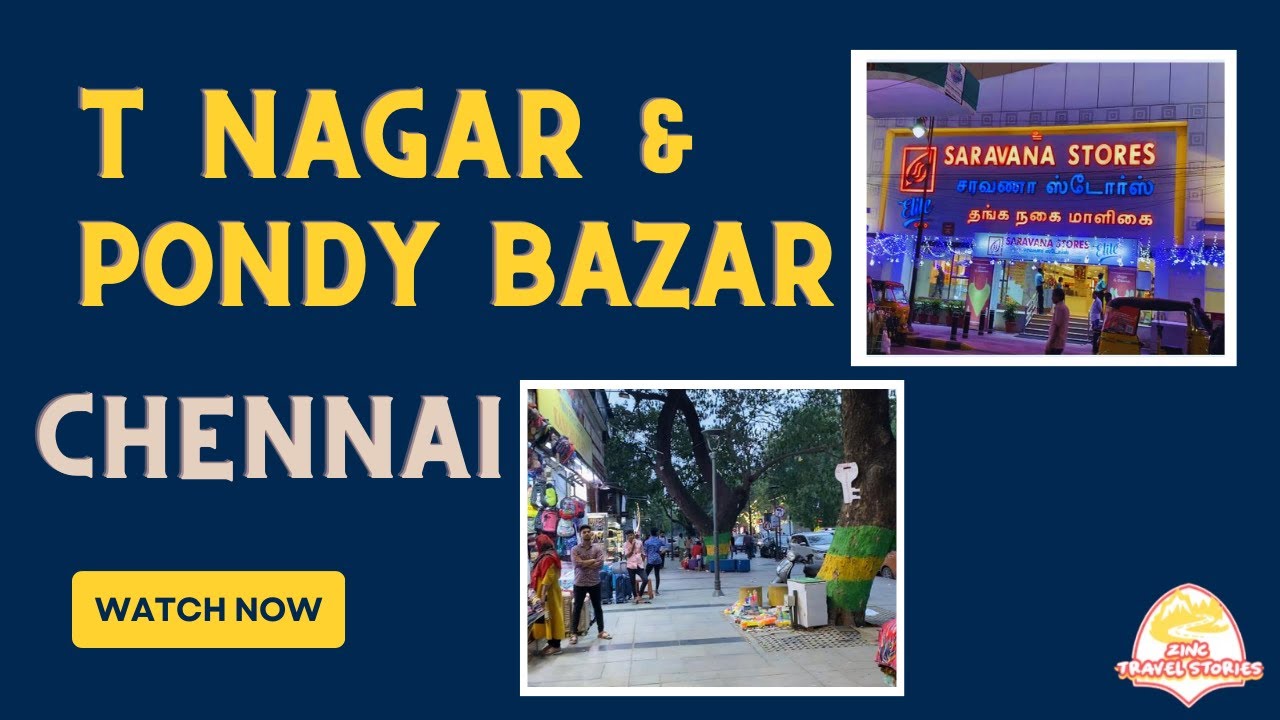 T Nagar II Pondy Bazar II Chennai YouTube T Nagar II Pondy Bazar II Chennai YouTube