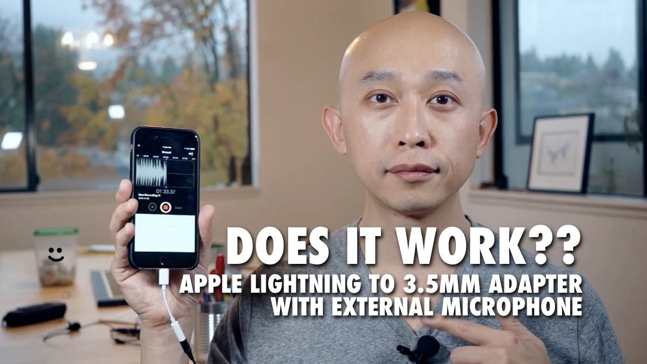 New Recensione dell'adattatore Apple da illuminazione a 3,5 mm con microfono esterno