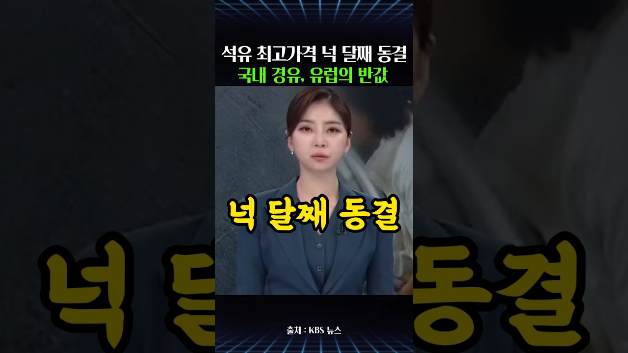 석유 최고가격 넉 달째 동결…국내 경유값, 유럽의 반값 수준