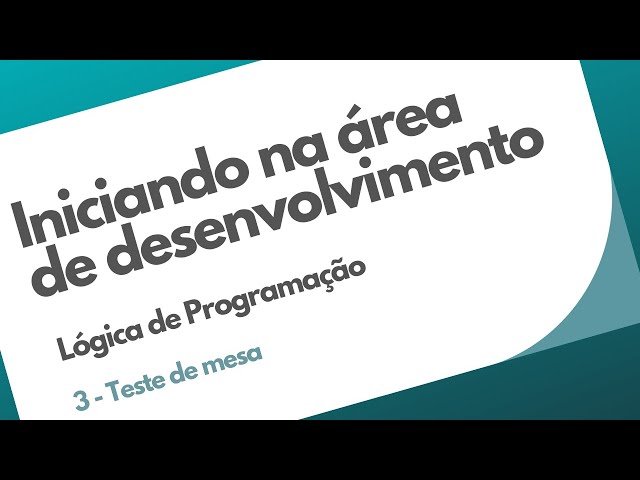 Teste sua lógica de programação com um jogo gratuito. - CBSI