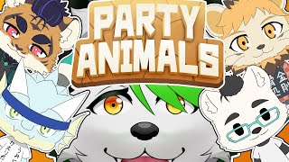 【PartyAnimals】硬くしたこぶしを毛で包み穿ちます【ごうゆう號 /小憩ノア/牡丹島清涼/セイメイ/こうの人】