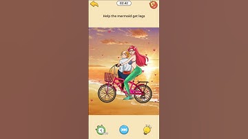 Help the mermaid get legs level 5  Brain twist fun annoying guest #shortvideos #shortsviral #shorts