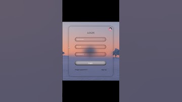 Animated login form on web using simple html and css