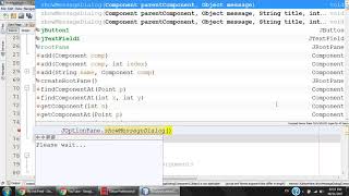 06 Nov 2017 - JOptionPane & Custom Dialog