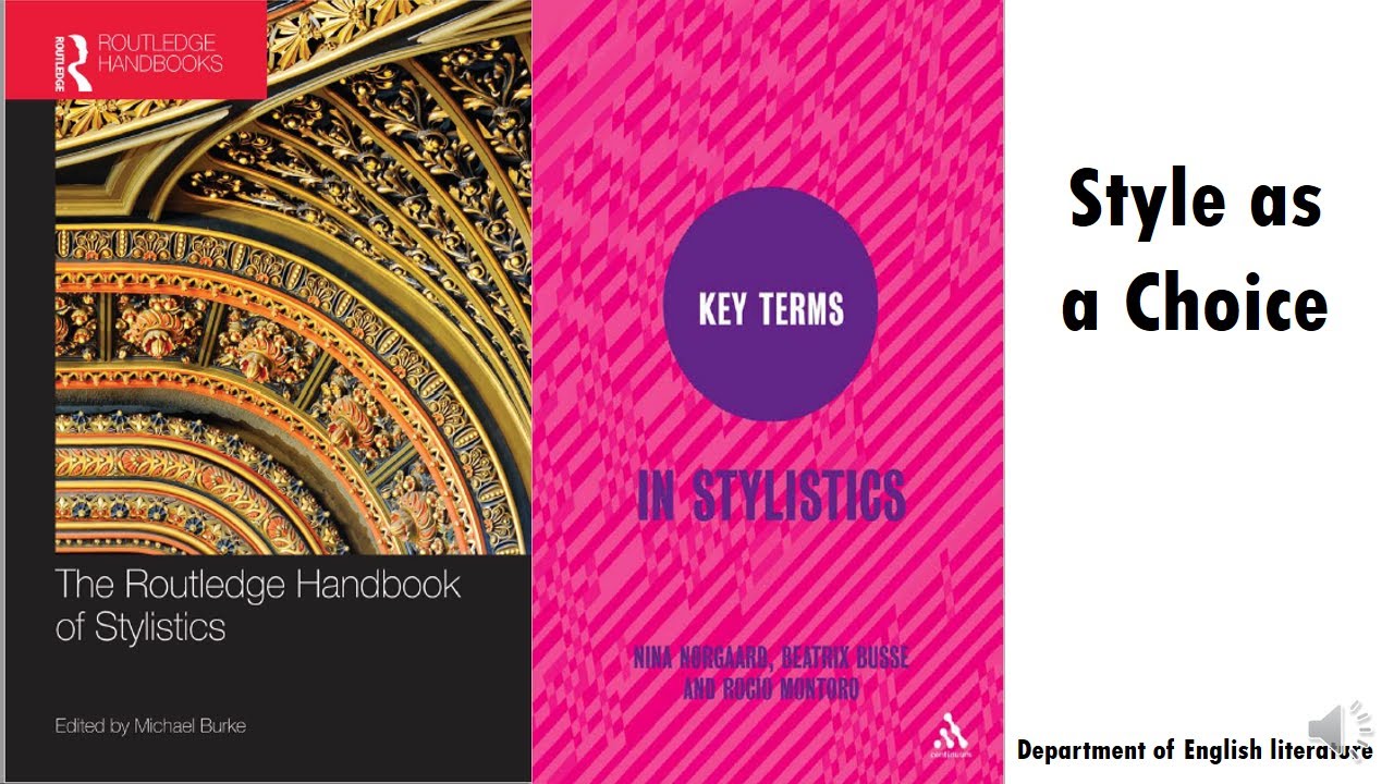 Pengantar Ilmu Stilistika Week 5 Stylistics Style as a