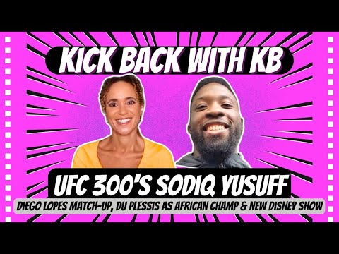 Sodiq Yusuff Talks UFC 300 Bout With Diego Lopes, Du Plessis As African Champ & Animated Disney Show