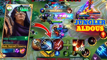 ALDOUS JUNGLE BUILD 2022 FOR ONE SHOT-MLBB @ALJUICETV @MemphyML @4LKRZ