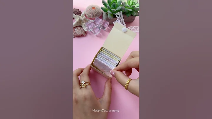 Easy DIY Love Letter Box 💌 #shorts #halyncalligraphy #diy thumbnail